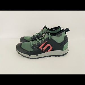 adidas 5.10 Trailcross XT Green Black Mountain Bike Shoes FX4448 Women's Size 10